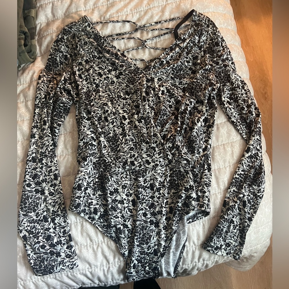 BKE floral bodysuit